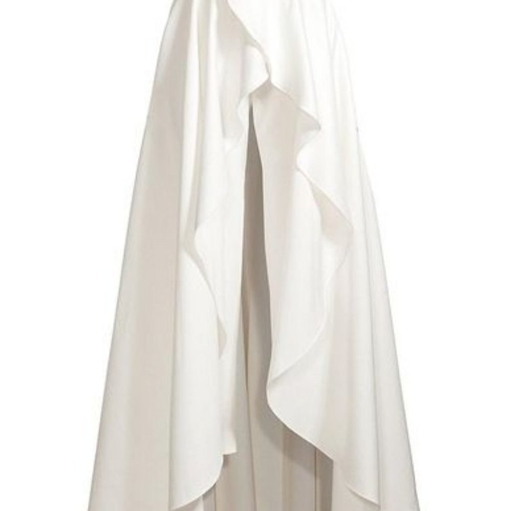 Jay Godfrey White Gavin overlay Skirt 6